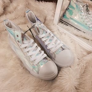 Holographic Iridescent shoes